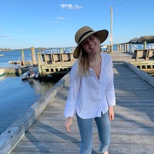 White collared shirt